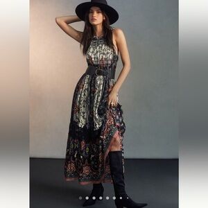Anthropologie Bhanum by Jyoti Maxi Dress sz 8 NWOT
